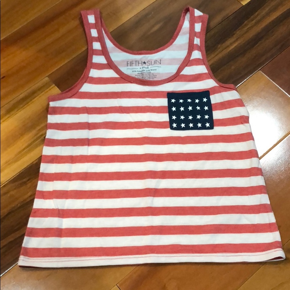 American Flag tank
